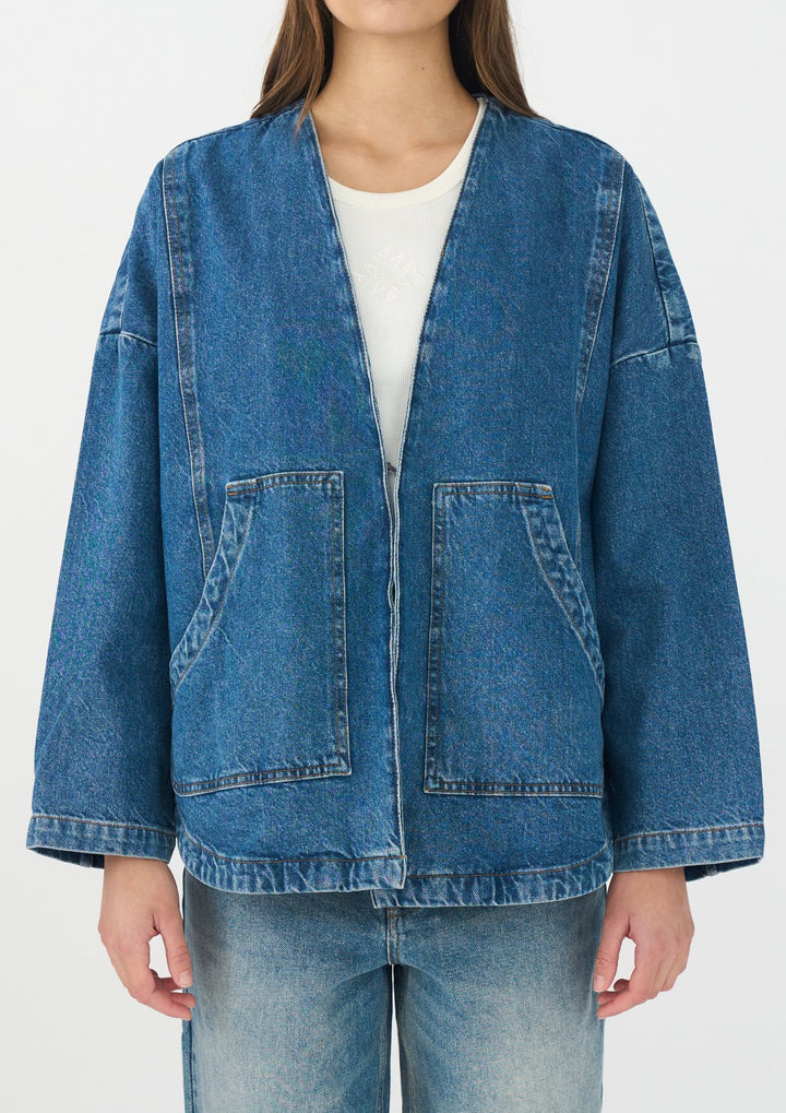 Ivy - Augusta Denim Jakke - Wash Jaca