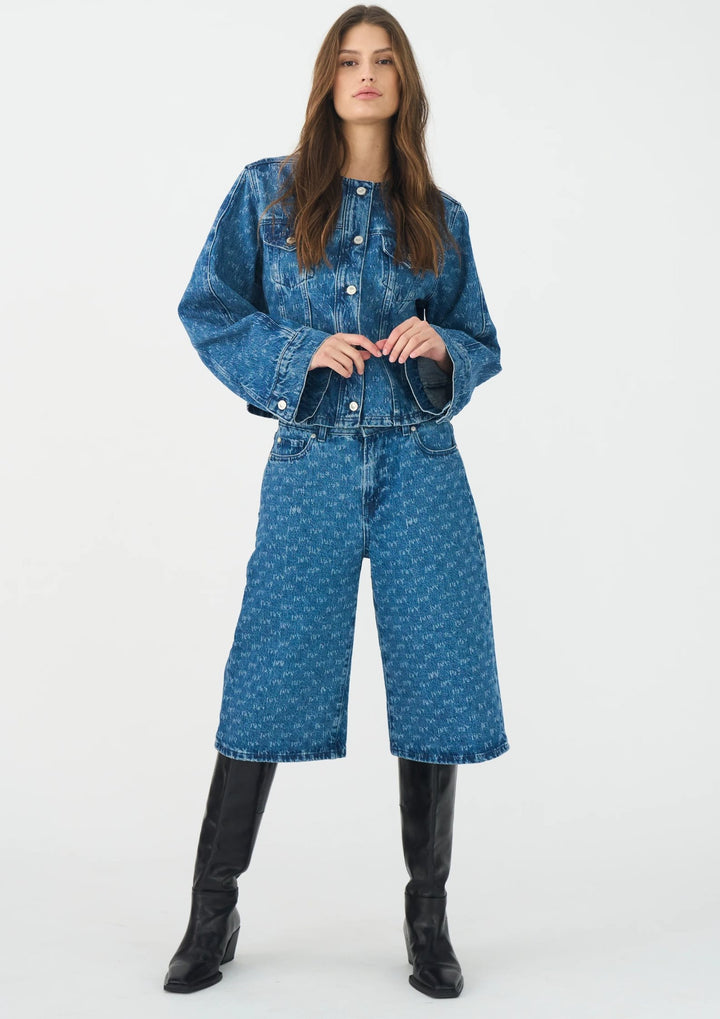 Ivy - Augusta Long Shorts - Wash Punch Needie