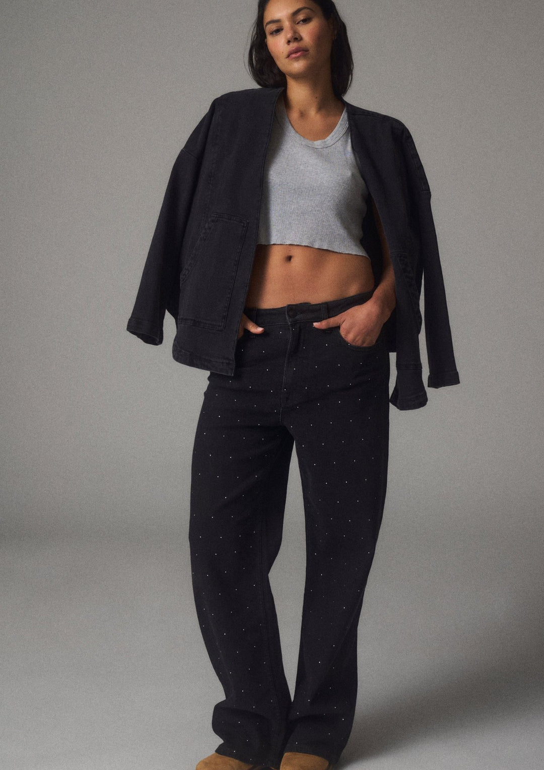 Ivy - Brooke Glam Jeans - Rockstar Grey