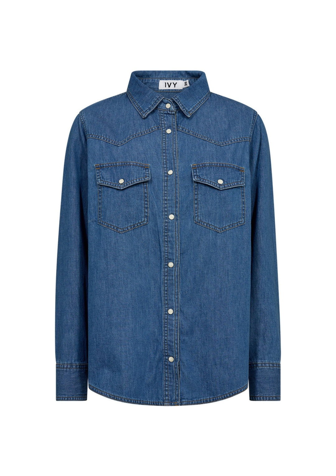 Ivy - Matti LsLinen Shirt - Stone Beige