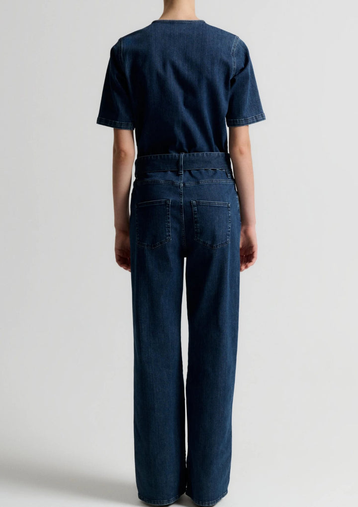 IVY - New Lavina SS Jumpsuit - Wash Tenerife - Denim Blue
