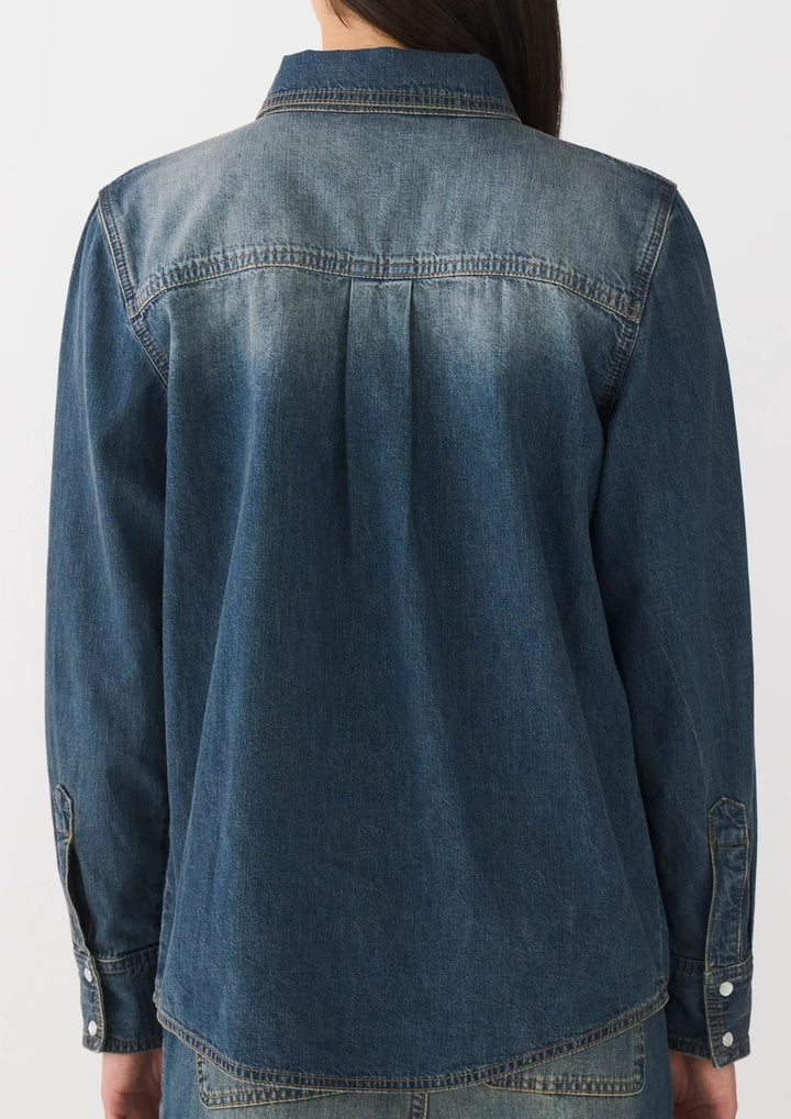 IVY - Ora Denim Skjorte Wash Melilla - Denim Blue