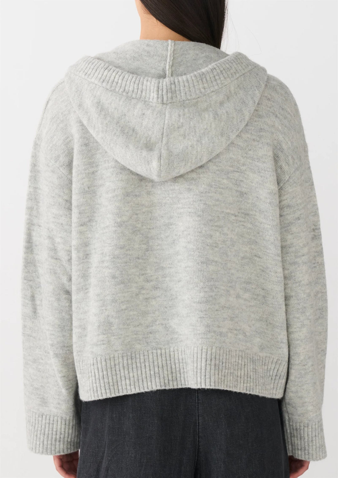 IVY - Sinead Hoodie Strik - Grey Melange