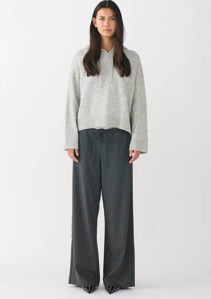 IVY - Sinead Hoodie Strik - Grey Melange