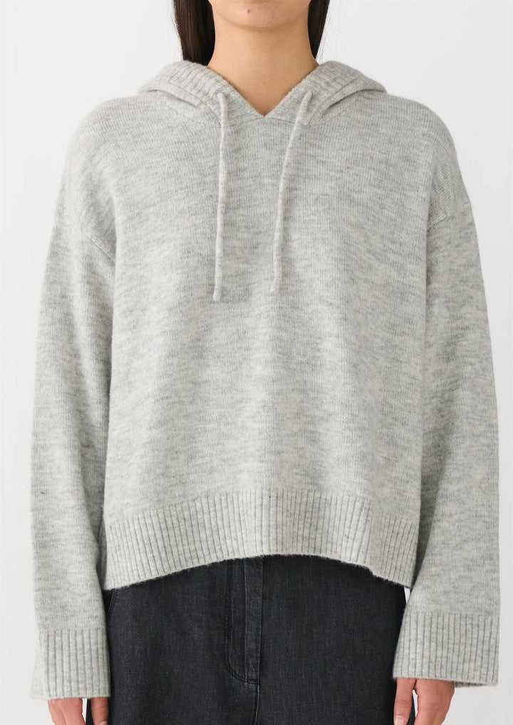 IVY - Sinead Hoodie Strik - Grey Melange