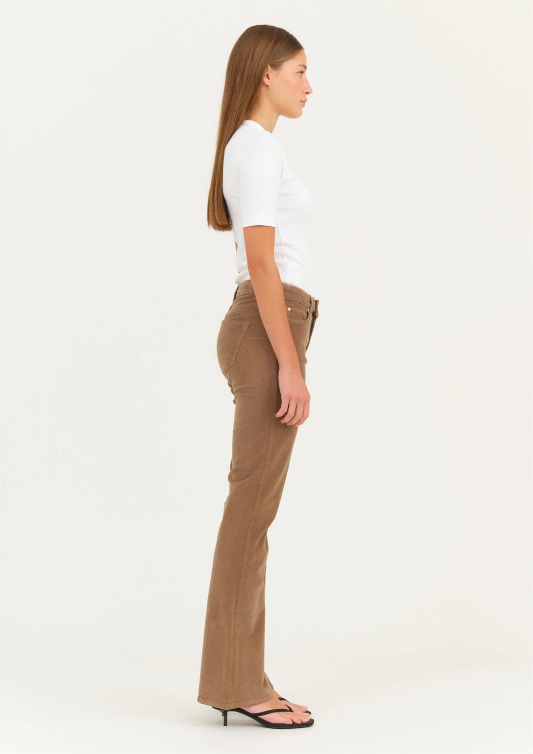 IVY - Tara Jeans Baby Cord - Cool Taupe