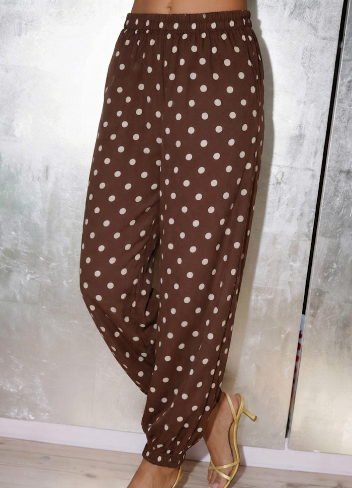 Sissel Edelbo - Iluna Bukser - Brown Dot