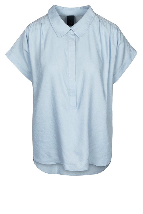Luxzuz - Jardine Bluse - Brunnera Blue