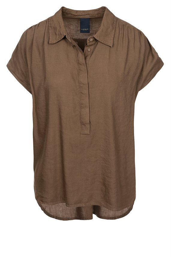 Luxzuz - Jardine Bluse - Deep Taupe