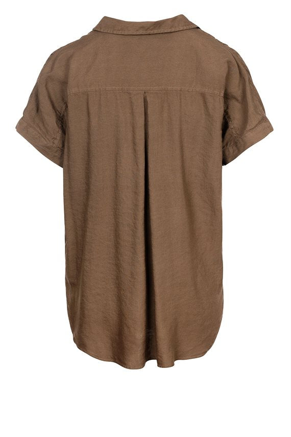 Luxzuz - Jardine Bluse - Deep Taupe