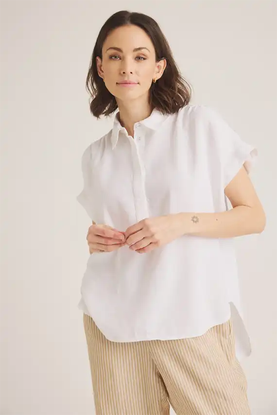 Luxzuz - Jardine Blouse - White