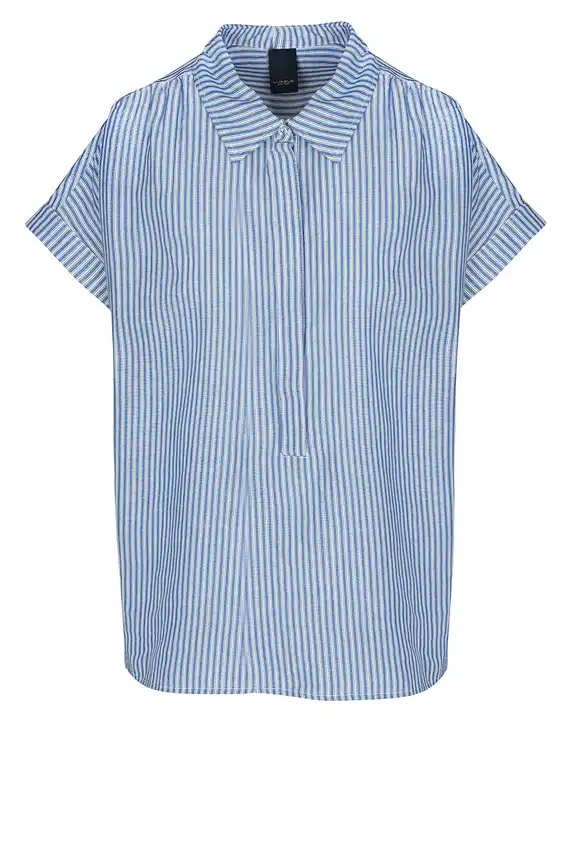 Luxzuz - Jardine Blouse - Baja Blue
