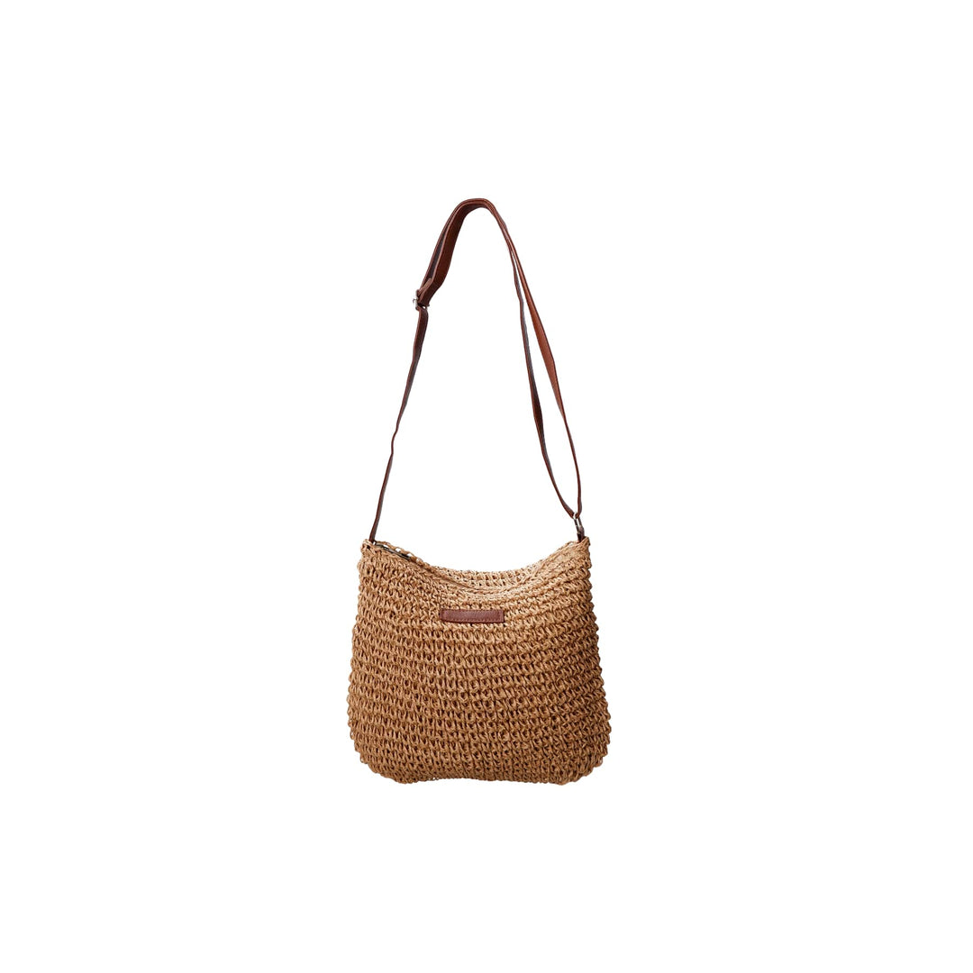 Black Colour - Jodie Jute Bag - Khaki