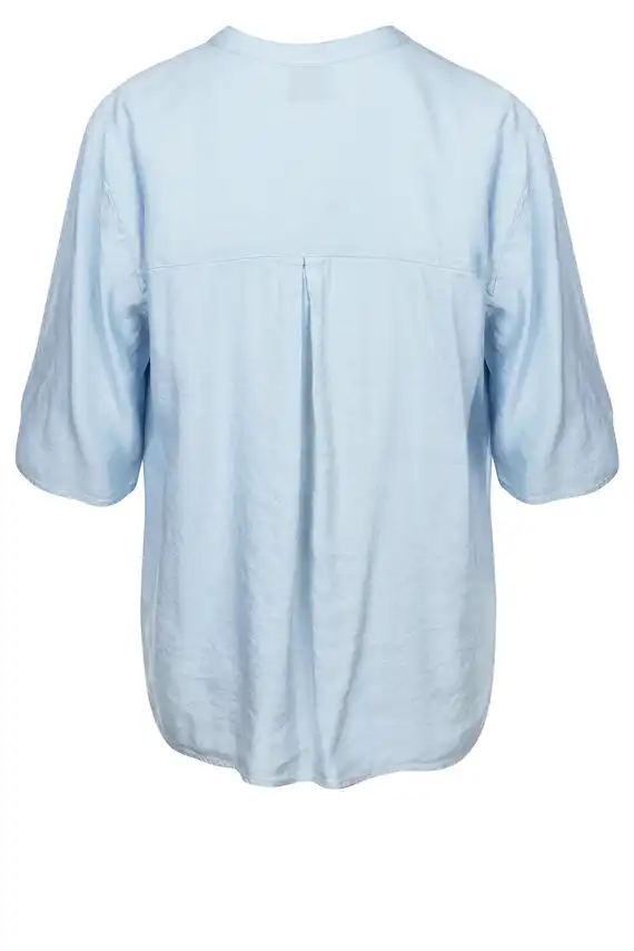 Luxzuz - Josiana Bluse - Brunnera Blue