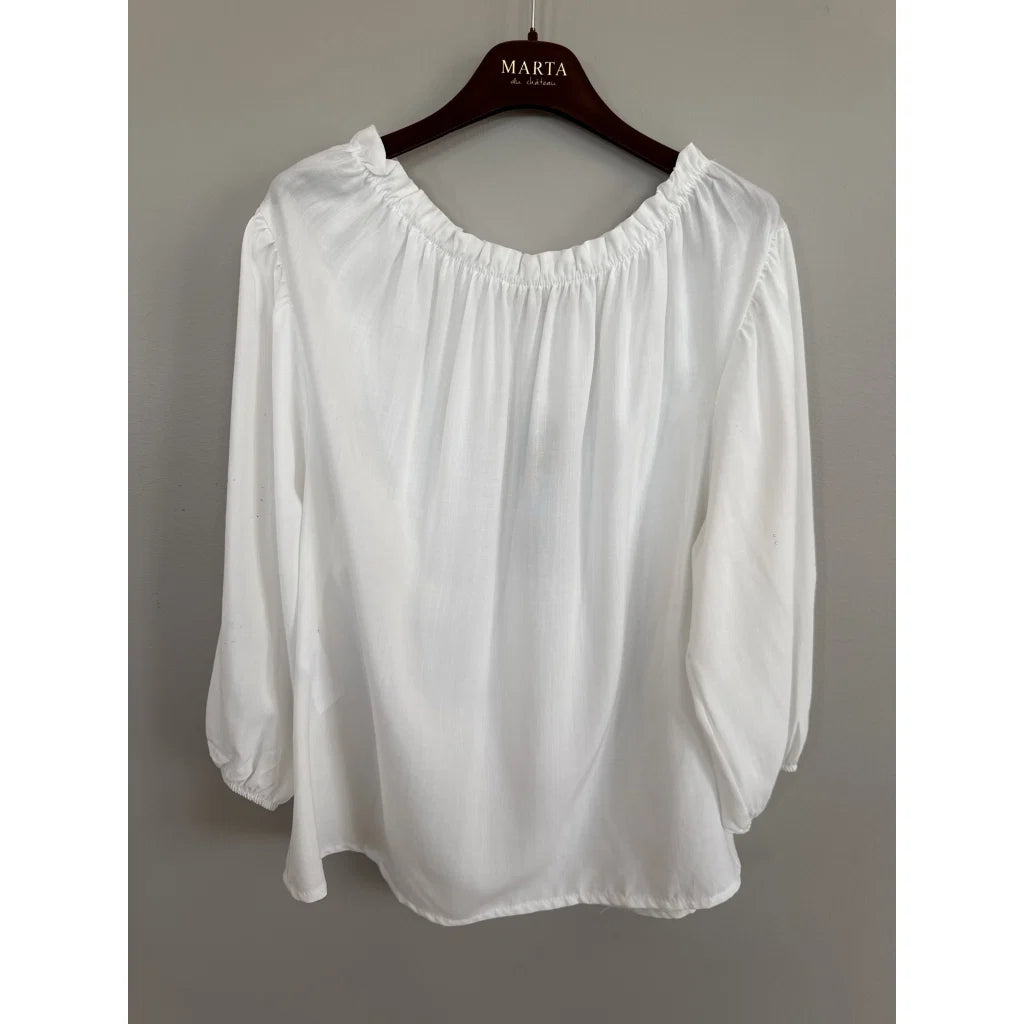 Marta - Juniper Blouse - Offwhite