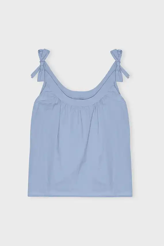 Care By Me - Laura Tie Top - Blue - Onesize