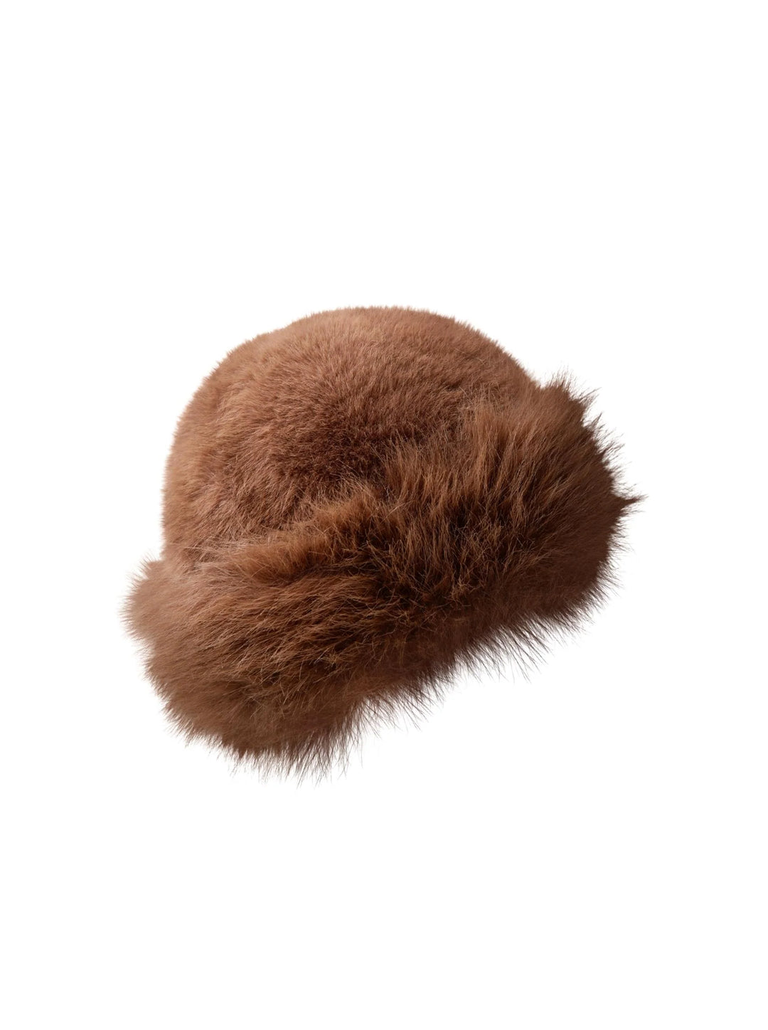 Black Colour - Kajsa Fluffy Hat - ONESIZE