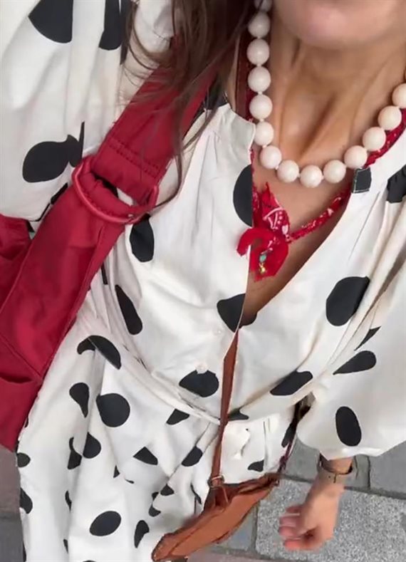 Sissel Edelbo - Lara Kjole - Black Dot - Onesize