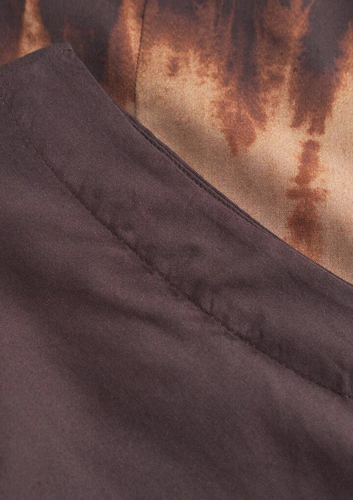 Depeche - KiaDE Sleeveless Top - Brown Printed