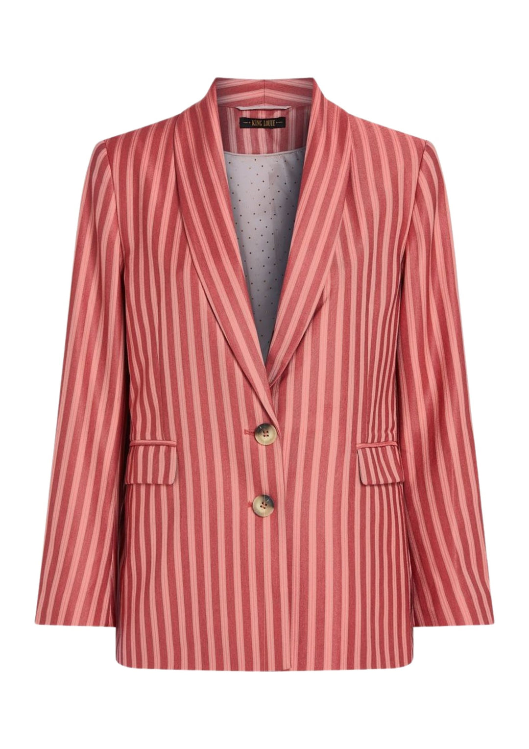 King Louie - Billie Blazer - Vice Stripe - Dusty Rose