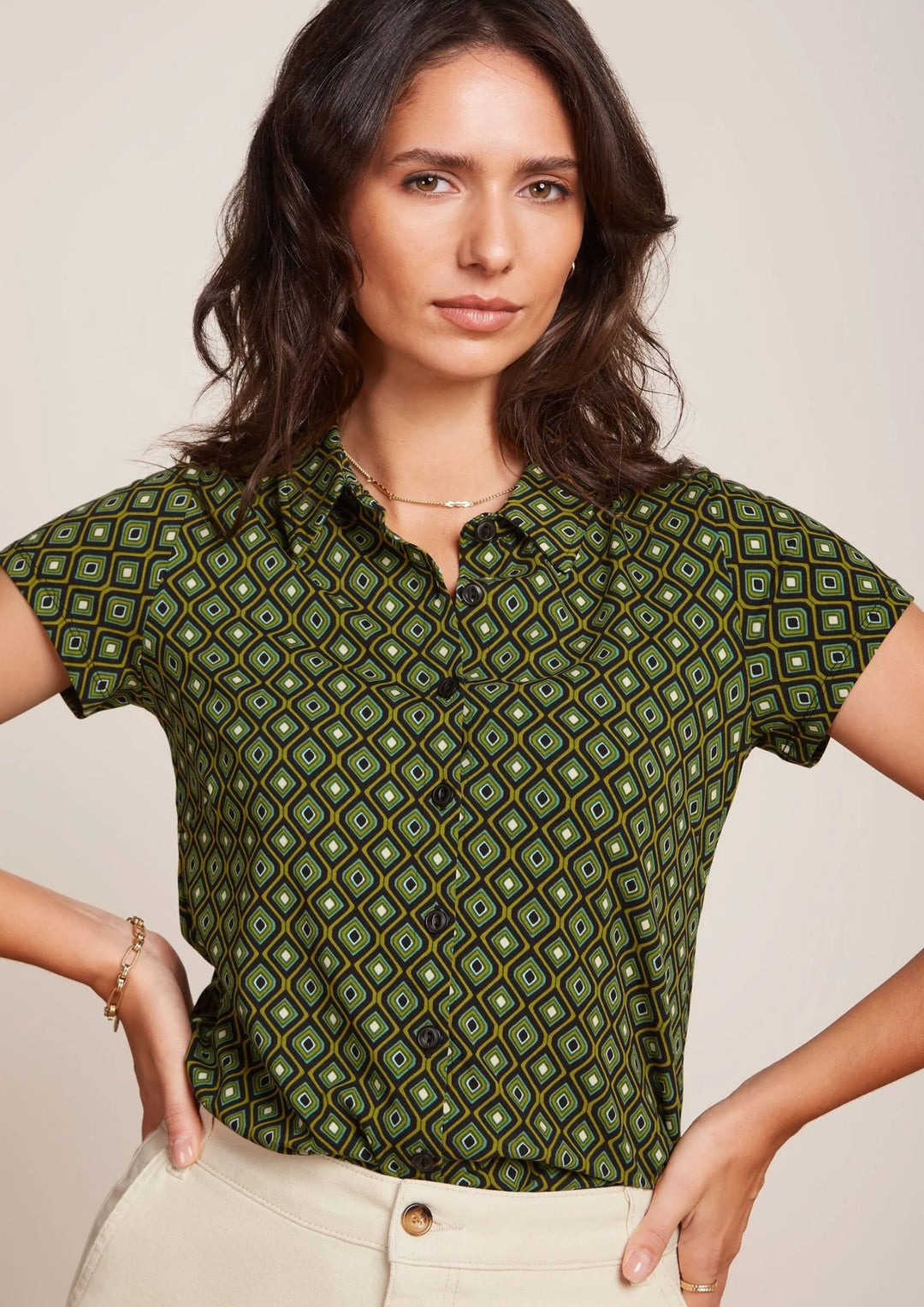 King Louie - Blouse Rio - Black