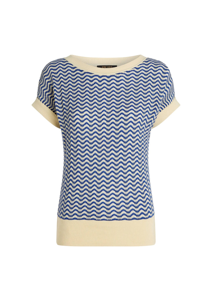 King Louie - Boatneck Top Tide - Bluing