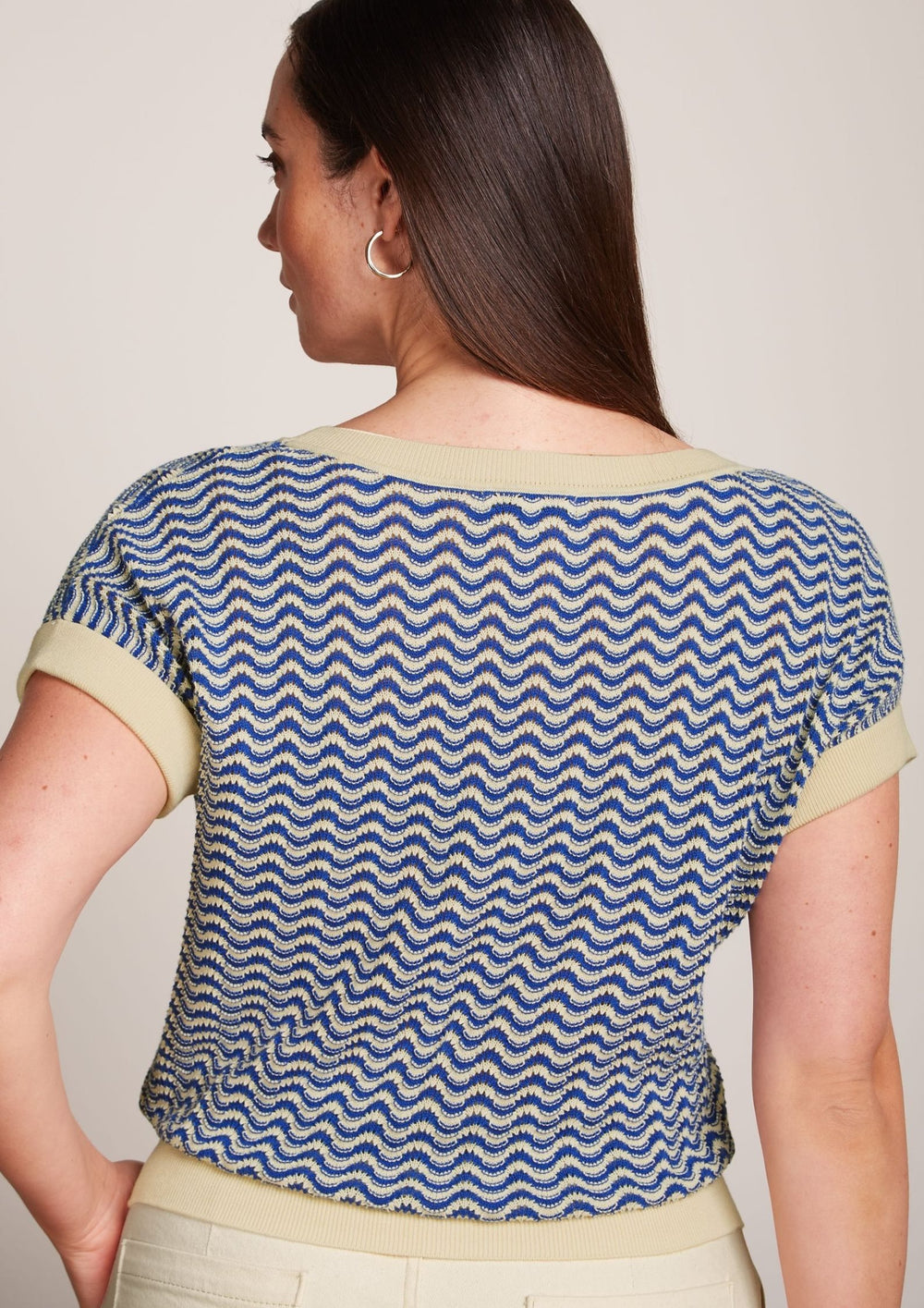 King Louie - Boatneck Top Tide - Bluing