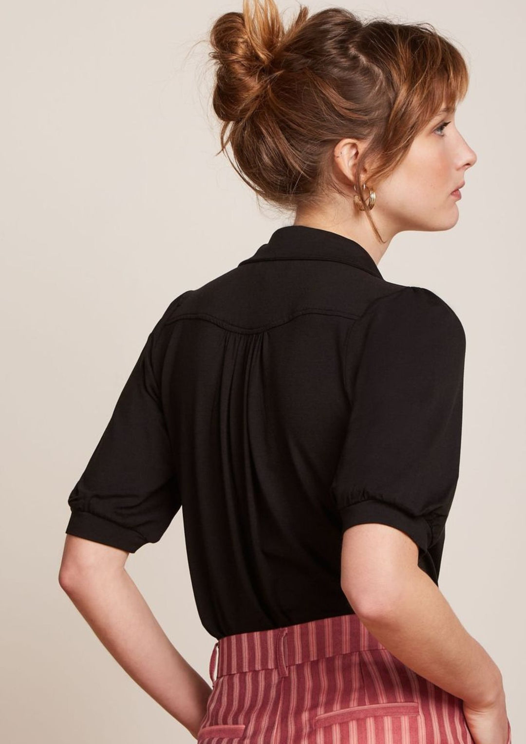 King Louie - Carina Blouse - Viscose Light - Black