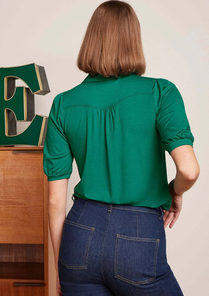 King Louie - Carina Blouse - Viscose Light - Nile Green
