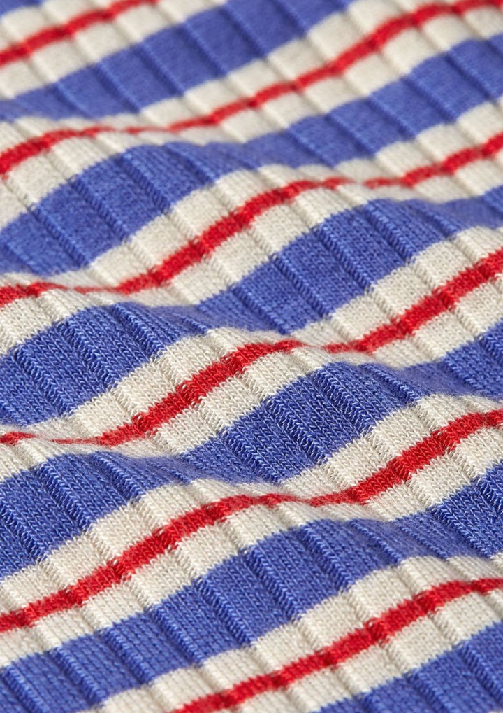 King Louie - Lili tee Surf Stripe - Baja Blue