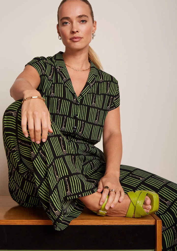 King Louie - Maria Jumpsuit Medina - Black