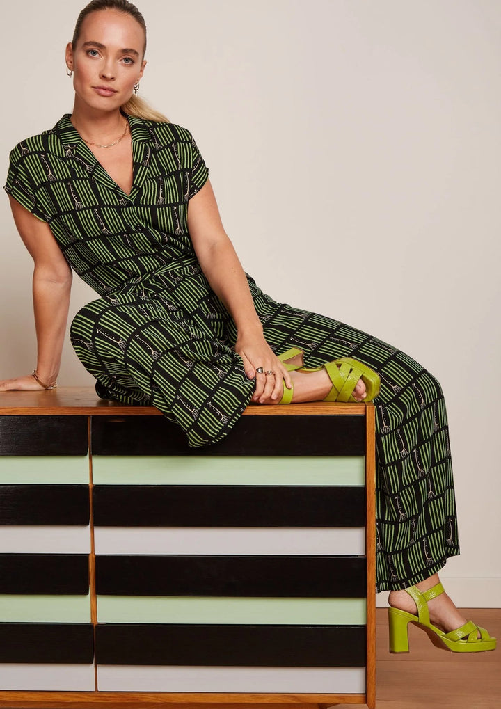 King Louie - Maria Jumpsuit Medina - Black