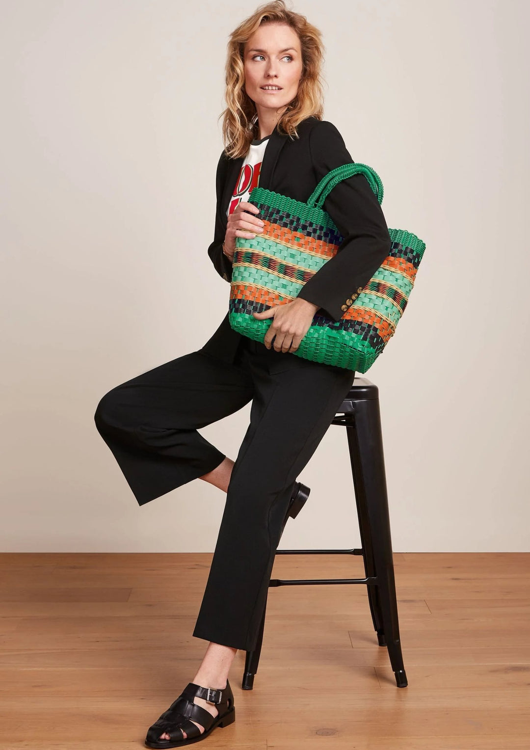 King Louie - Shoppa Bag - Puglia - Simply Green - Onesize