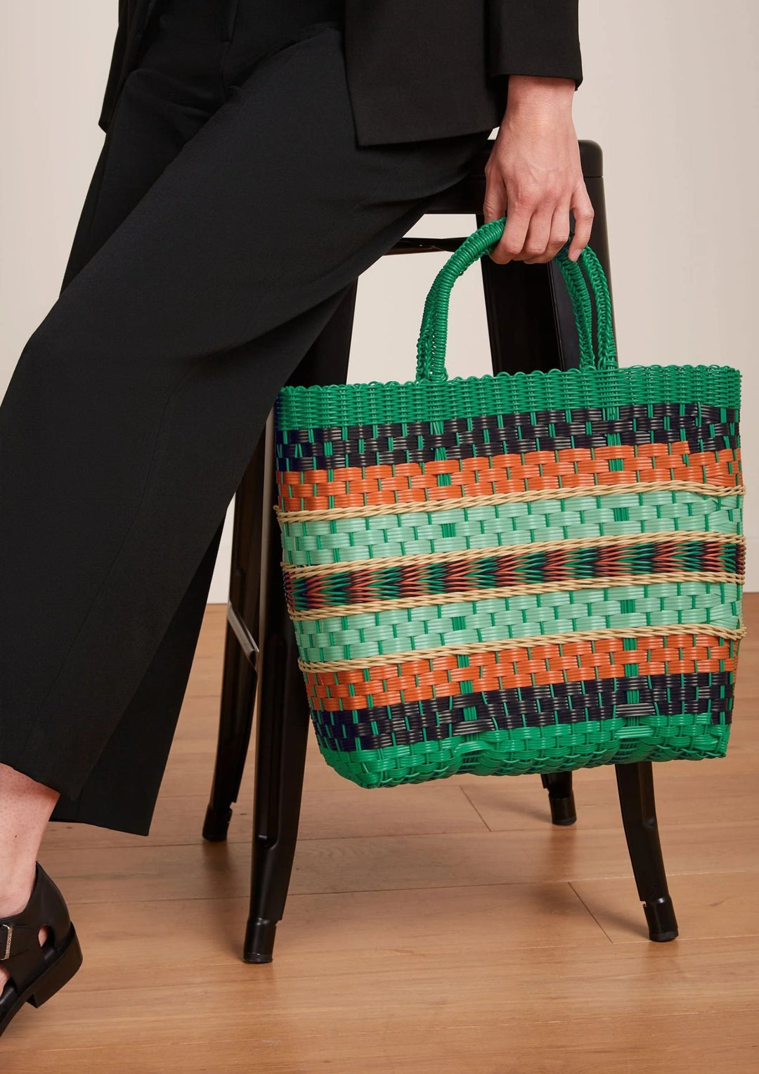 King Louie - Shoppa Bag - Puglia - Simply Green - Onesize