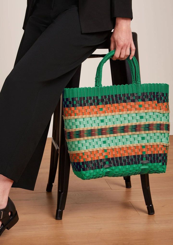King Louie - Shoppa Bag - Puglia - Simply Green - Onesize