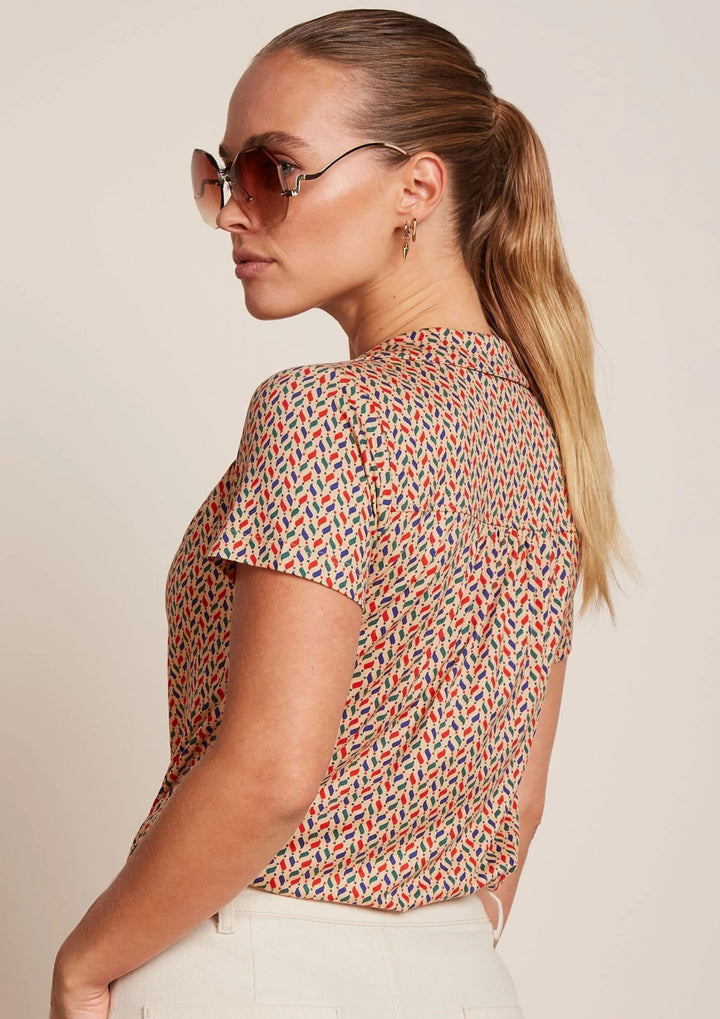 King Louie - Tex Blouse - Cocolupa Chino Cream