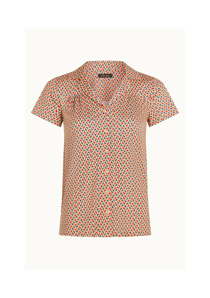 King Louie - Tex Blouse - Cocolupa Chino Cream