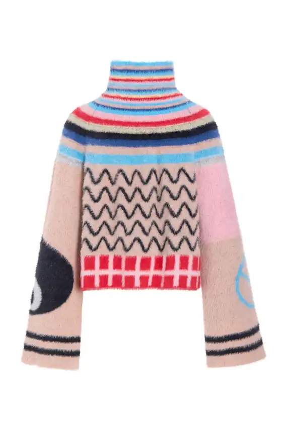 Hunkøn - Kitti Strik Bluse - Mixed