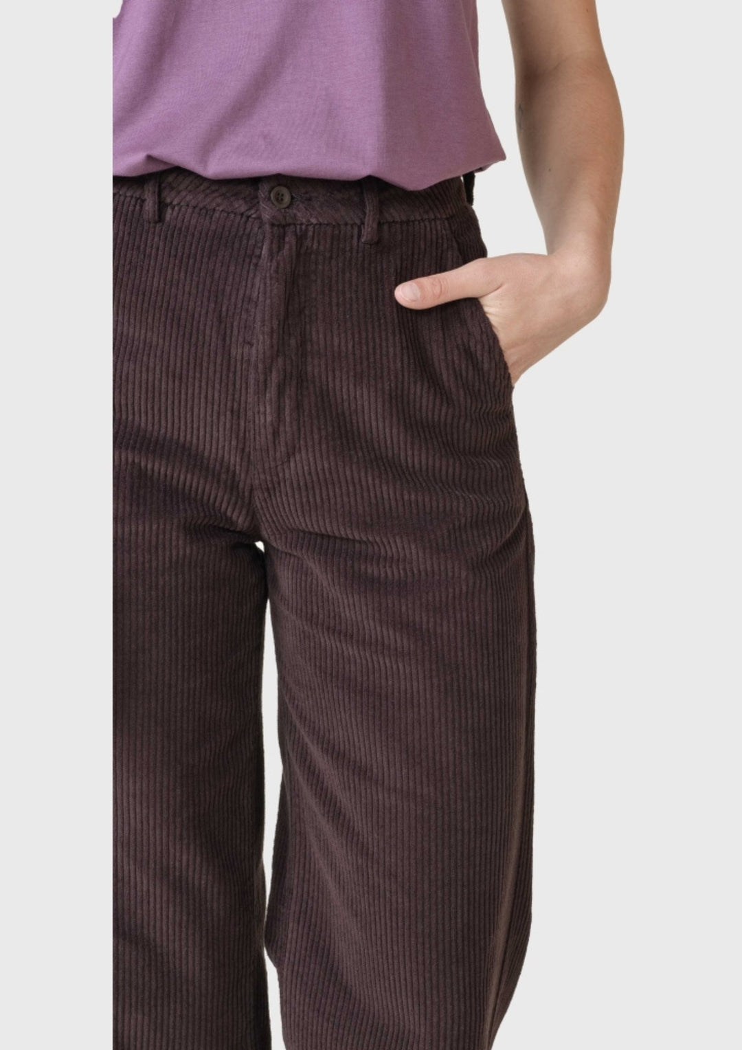 Klitmøller - Lydia Jumbo Corduroy Bukser - Earth