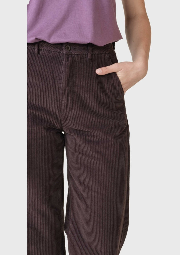 Klitmøller - Lydia Jumbo Corduroy Bukser - Earth