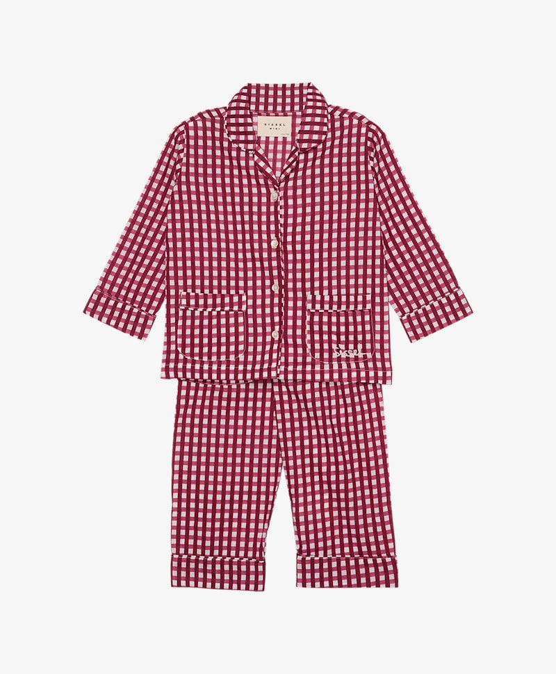 Sissel Edelbo - Nuit Mini Pyjamas Sæt - Berry Hedge
