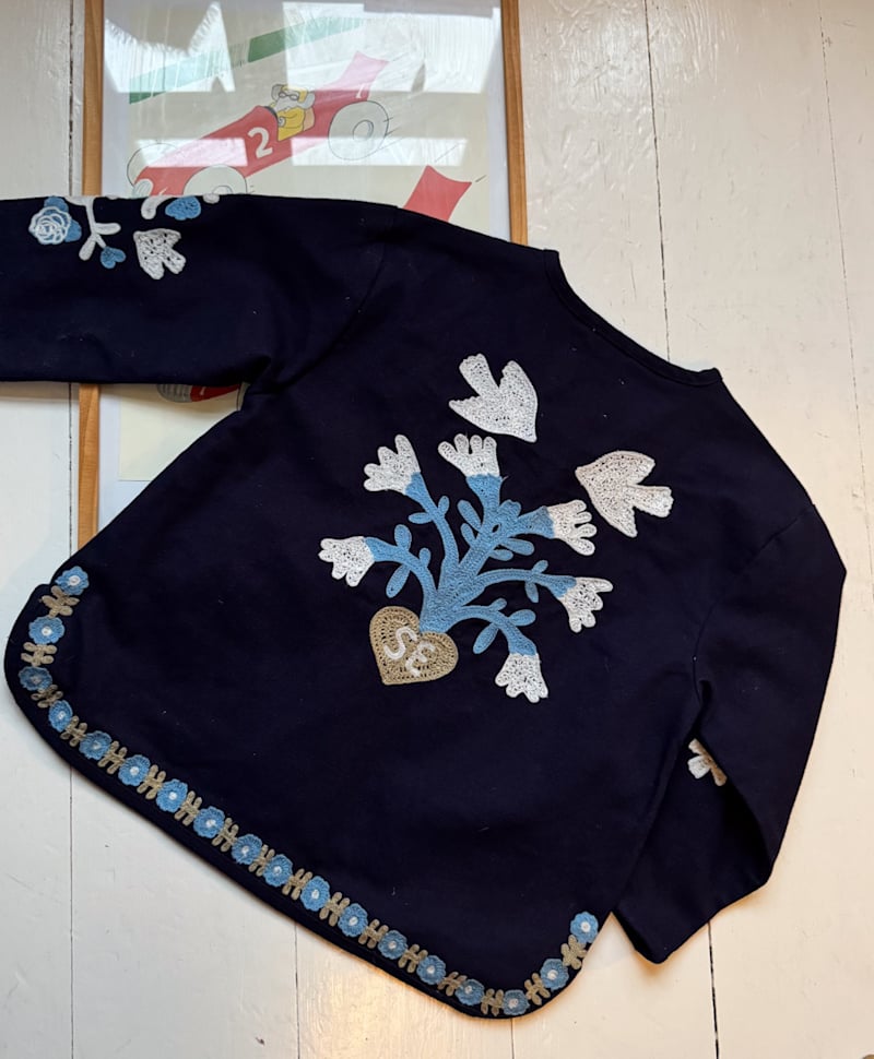 Sissel Edelbo -Maggie Mini Jakke - Navy Horses