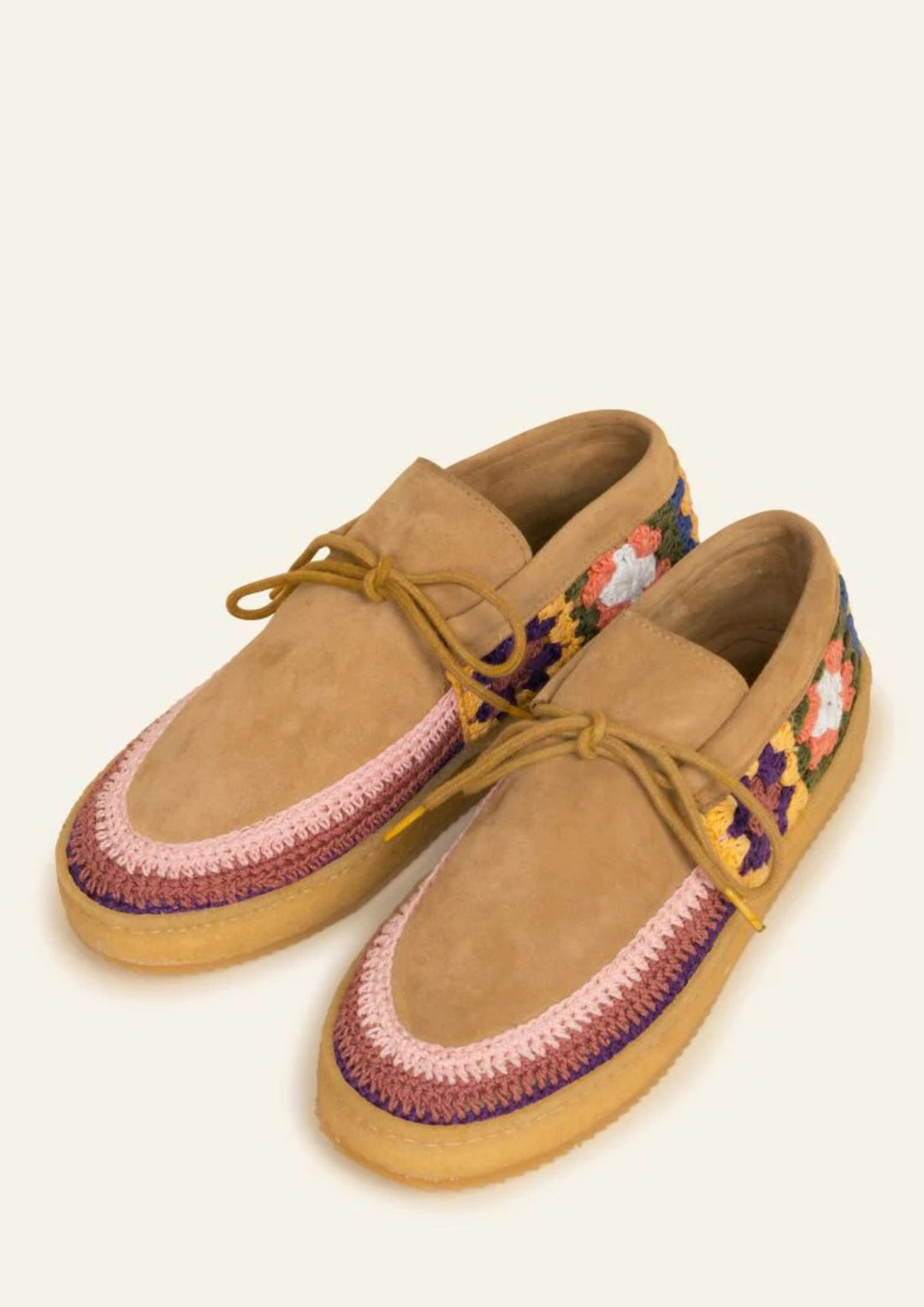 LaidBack - Komo Crepe - Saffron Suede Mulit - Sko