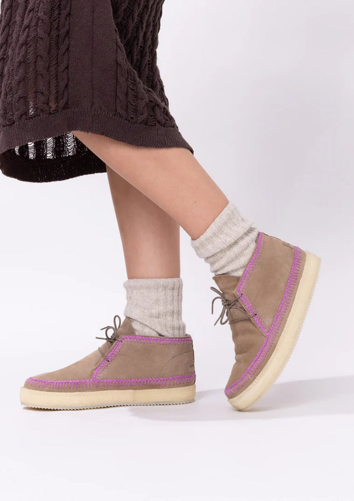 LaidBack - Shenje Crochet Crepe - Otter Purple - Sko