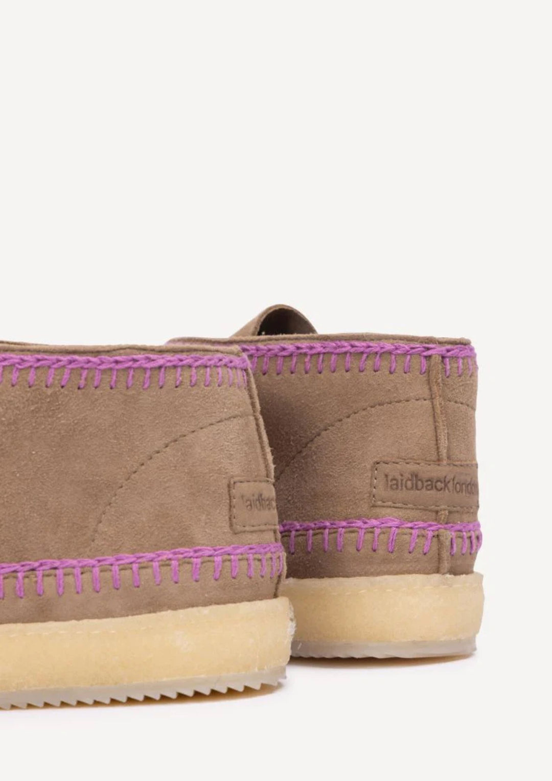LaidBack - Shenje Crochet Crepe - Otter Purple - Sko