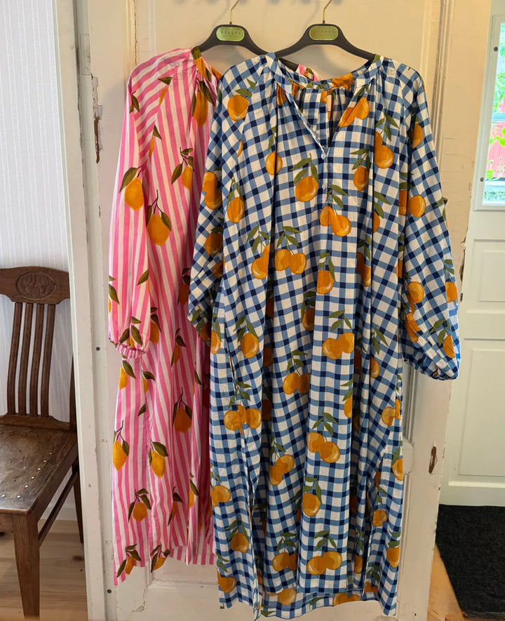 Sissel Edelbo - Lara Kjole- Pink Lemons - ONESIZE