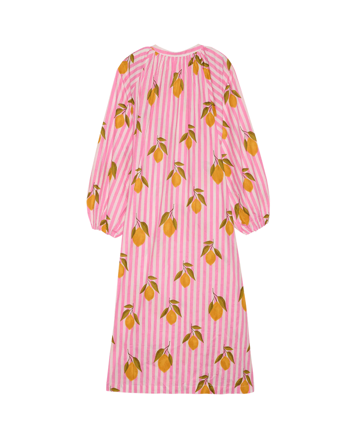 Sissel Edelbo - Lara Kjole- Pink Lemons - ONESIZE