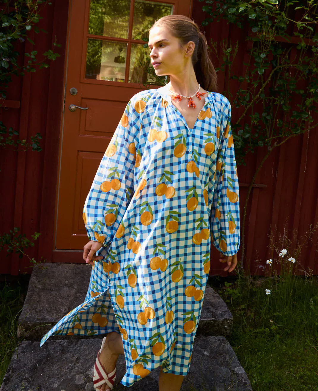 Sissel Edelbo - Lara Kjole - Blue Oranges - ONESIZE