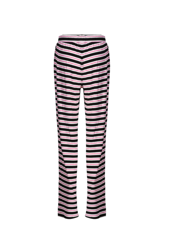 Liberte - Natalia Straight Pants - Black Bubblegum - White Stripe