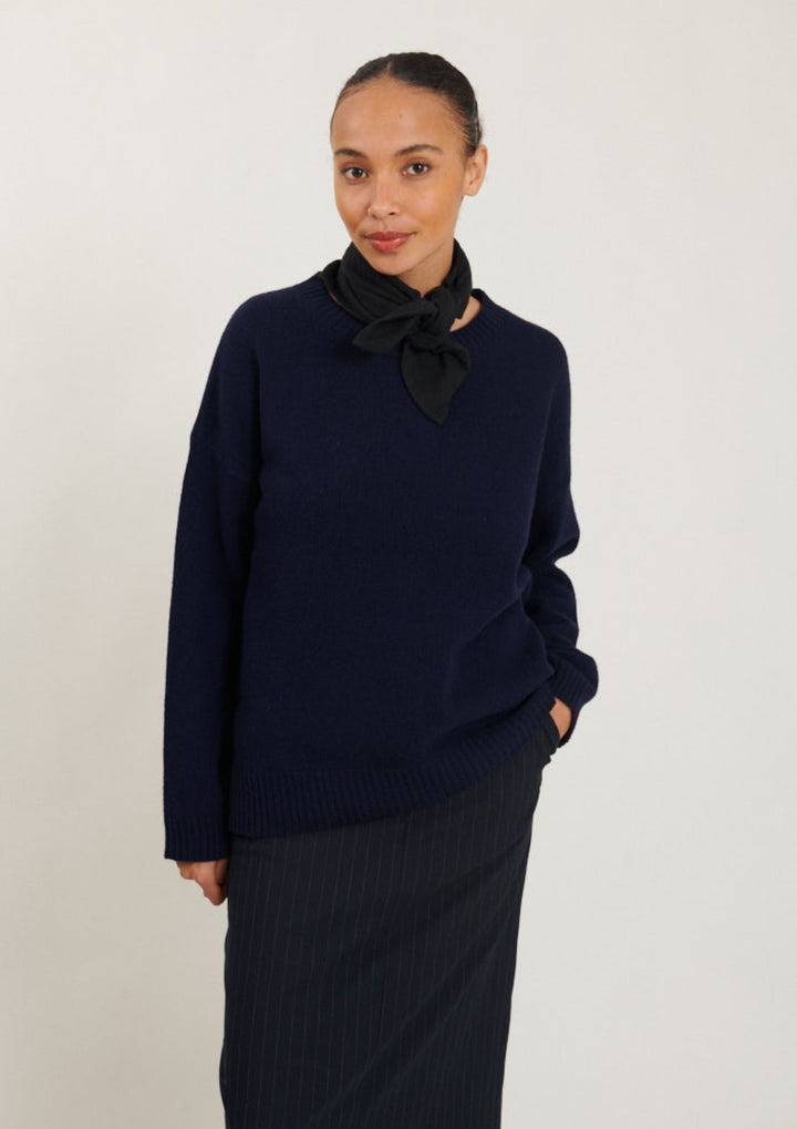 Basic Apparel - Lise O-Neck - Striktrøje